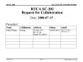 RTCA SC-202 Request for Collaboration PowerPoint PPT Presentation