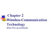 Chapter 2 Wireless Communication Technology (Part Two in textbook)