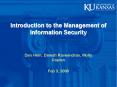 Introduction to the Management of Information Security PowerPoint PPT Presentation