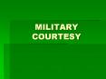 MILITARY COURTESY PowerPoint PPT Presentation