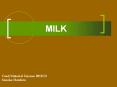 MILK PowerPoint PPT Presentation