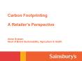 Carbon Footprinting A Retailer PowerPoint PPT Presentation