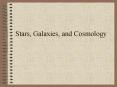 Stars, Galaxies, and Cosmology PowerPoint PPT Presentation