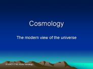 Cosmology