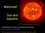 Sun and Seasons