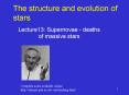 The structure and evolution of stars PowerPoint PPT Presentation