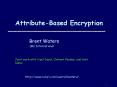Attribute-Based Encryption PowerPoint PPT Presentation