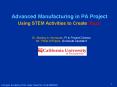 Advanced Manufacturing in PA Project PowerPoint PPT Presentation