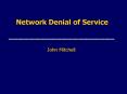 Network Denial of Service PowerPoint PPT Presentation