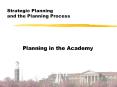Strategic Planning and the Planning Process PowerPoint PPT Presentation