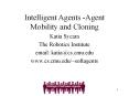 Intelligent Agents -Agent Mobility and Cloning PowerPoint PPT Presentation