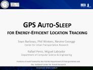 GPS Auto-Sleep for Energy-Efficient Location Tracking