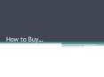 How to Buy PowerPoint PPT Presentation