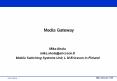 Media Gateway PowerPoint PPT Presentation