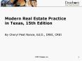Modern Real Estate Practice in Texas, 15th Edition PowerPoint PPT Presentation