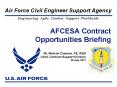AFCESA Contract Opportunities Briefing PowerPoint PPT Presentation