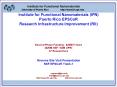 Institute for Functional Nanomaterials (IFN) Puerto Rico EPSCoR Research Infrastructure Improvement (RII) PowerPoint PPT Presentation