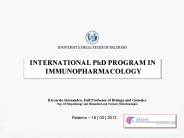 INTERNATIONAL PhD PROGRAM IN