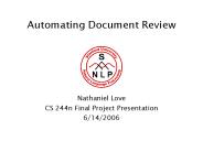 Automating Document Review