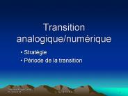 Transition analogique/num