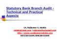 Statutory Bank Branch Audit - Technical and Practical Aspects PowerPoint PPT Presentation