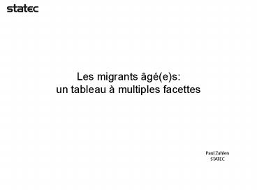 Les migrants 