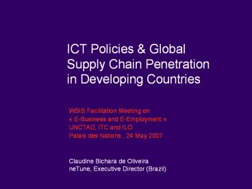 ICT Policies