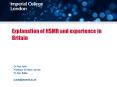 Explanation of HSMR and experience in Britain PowerPoint PPT Presentation