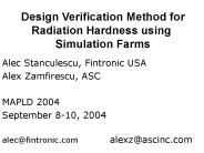 Alec Stanculescu, Fintronic USA