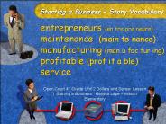 Starting a Business - Story Vocabulary