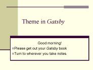 Theme in Gatsby