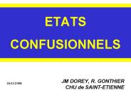 ETATS CONFUSIONNELS