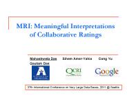 MRI: Meaningful Interpretations of Collaborative Ratings