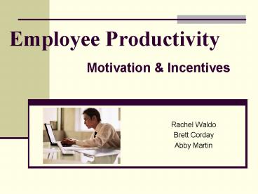 Employee Productivity