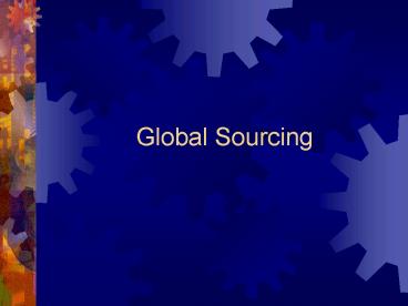 Global Sourcing