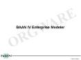 BAAN IV Enterprise Modeler PowerPoint PPT Presentation