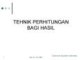 TEHNIK PERHITUNGAN BAGI HASIL PowerPoint PPT Presentation
