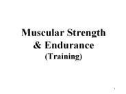 Muscular Strength
