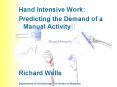 Hand Intensive Work: PowerPoint PPT Presentation