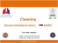 Cleaning  (Acute Inhalational Injury      RADS) PowerPoint PPT Presentation
