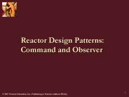 Reactor Design Patterns: Command and Observer
