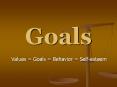 Goals PowerPoint PPT Presentation