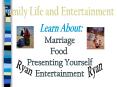 Family Life and Entertainment PowerPoint PPT Presentation
