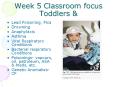 Week 5 Classroom focus Toddlers PowerPoint PPT Presentation
