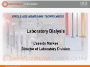 Laboratory Dialysis