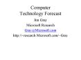 Computer Technology Forecast PowerPoint PPT Presentation