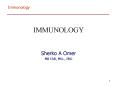 IMMUNOLOGY PowerPoint PPT Presentation