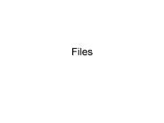 Files
