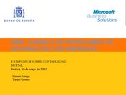 XBRL. EJEMPLO DE INTERCAMBIO DE INFORMACI