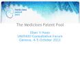 The Medicines Patent Pool PowerPoint PPT Presentation